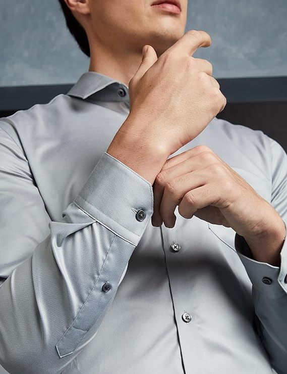 Symbol Premium Men's Wrinkle-Resistant Regular Fit Cotton Formal Shirt