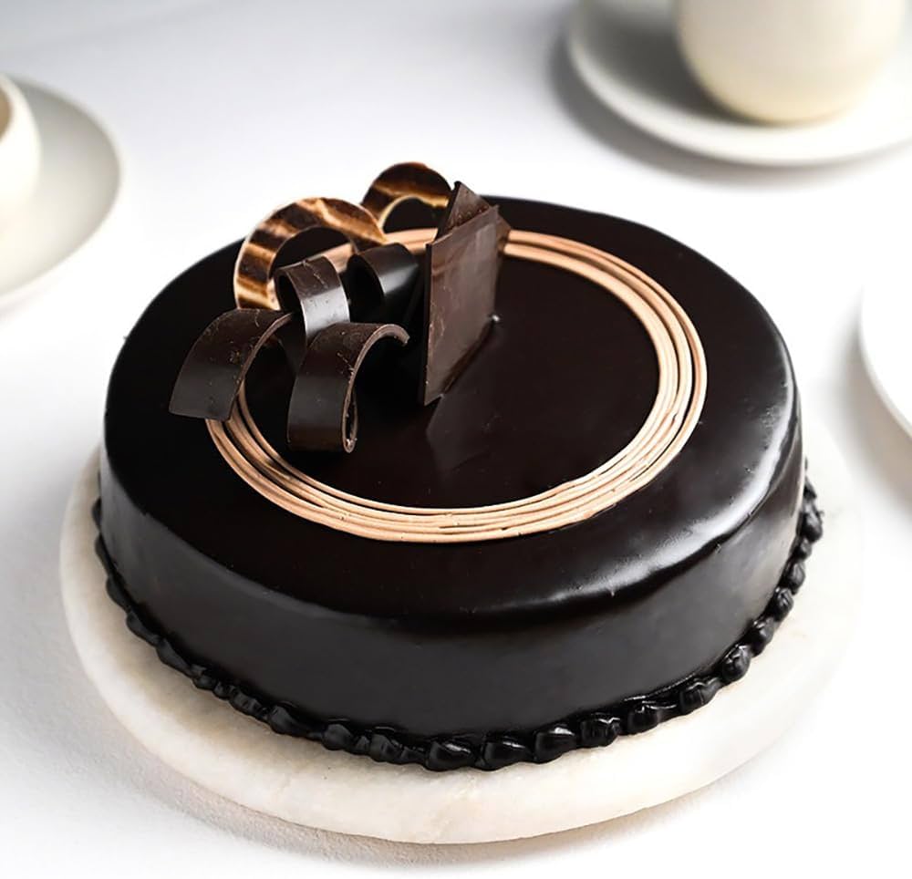 FlowerAura Tempting Truffle Chocolate Cake Gift's For Birthday..